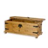 Rustikální truhla CORDOBA COS05 z masivní borovice (Barevné provedení Bezbarvý vosk K09)