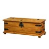 Rustikální truhla CORDOBA COS05 z masivní borovice (Barevné provedení Bezbarvý vosk K09)