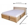 55365 1 bukova postel bora 140x200 cm s uloznym prostorem