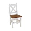 Rustikální židle WHITE HOME SIL02 (Barevné provedení Antická bílá K16 - antická bílá K16)
