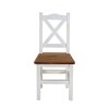 Rustikální židle WHITE HOME SIL02 (Barevné provedení Antická bílá K16 - antická bílá K16)