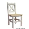 Rustikální židle WHITE HOME SIL02 (Barevné provedení Antická bílá K16 - antická bílá K16)