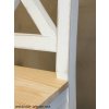 Rustikální židle WHITE HOME SIL02 (Barevné provedení Antická bílá K16 - antická bílá K16)