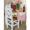 Rustikální židle WHITE HOME SIL02 (Barevné provedení Antická bílá K16 - antická bílá K16)