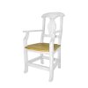Rustikální židle WHITE HOME SIL11 s područkami (Barevné provedení Antická bílá K16 - antická bílá K16)