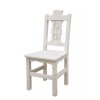 Rustikální židle WHITE HOME SIL24 zdobená (Barevné provedení Antická bílá K16 - antická bílá K16)