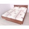 57636 26 bukova postel kalifornie 180x200 cm s uloznym prostorem barevne provedeni orech tmavy