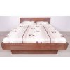 57636 27 bukova postel kalifornie 180x200 cm s uloznym prostorem barevne provedeni orech tmavy