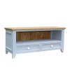 TV stolek PROVENCE K1P z masivu šedomodrý