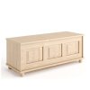 Úložná truhla BIANCA Brava z masivního dřeva (Barevné provedení Přírodní)