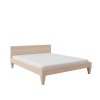 Buková postel TORONTO z masivu (Barevné provedení Bílá, Rozměry postele 100 x 200 cm)