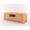 Buková televizní komoda DONATO K16 (Barevné provedení Přírodní, Provedení varianta B)