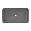66985 2 umyvadlo na desku slim grey 61 cm