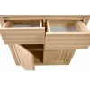 Bukový masivní psací stůl BORA N5 toaletka (Barevné provedení Bezbarvý lak)
