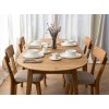 Rozkládací jídelní stůl Loriano 90 až 190 cm z masivu