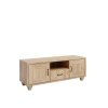Bukový TV stolek TORONTO 1s2d 140 cm (Barevné provedení Bílá)