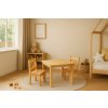 60579 5 detskyset zidlicka stul prirodni