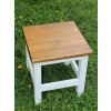 65208 1 dreveny taburet sweet home 40x40 cm skladem