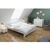 56253 manzelska postel z masivu barbora 140x200 bila
