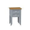 Noční stolek PROVENCE SN4P z masivu šedomodrý