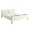 Postel z masivu TOSKANIA 200x200 cm (Barevné provedení Bílá - bílá)