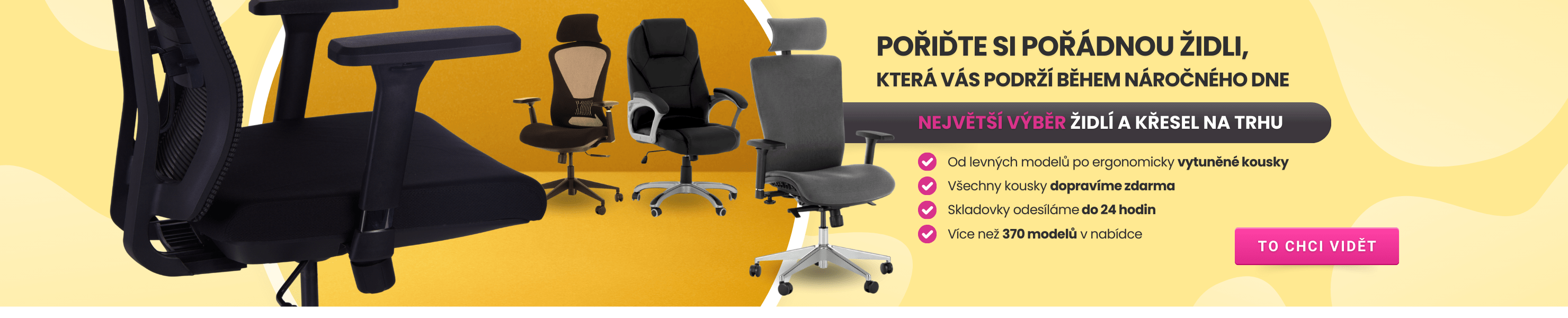 Největší nabídka kancelářských židlí a křesel