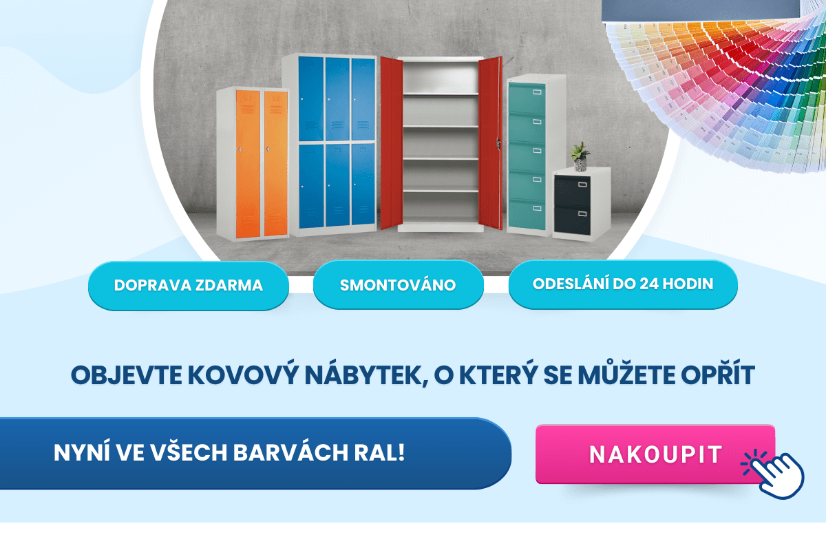 Kovový nábytek nyní ve všech barvách RAL!