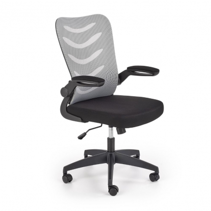 Kancelářská židle Lovren, černá / šedá