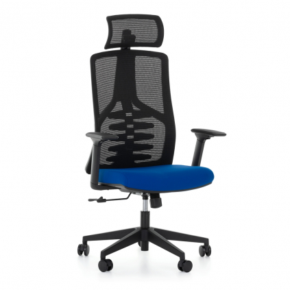 Kancelářská židle Taurino, modrá / černá