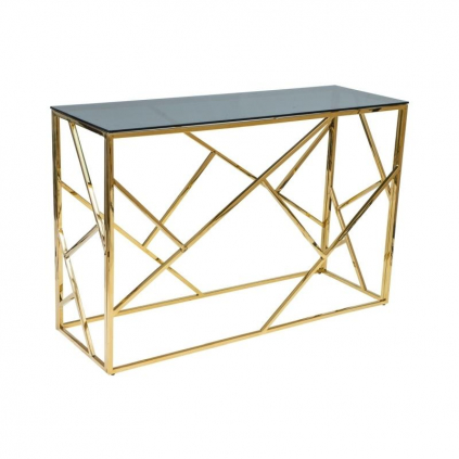 Konferenční stolek Escada, černá / zlatá