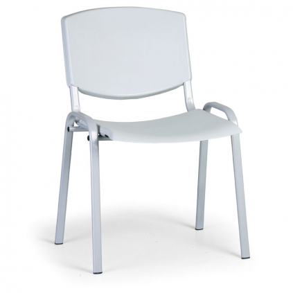 Konferenční židle Design - šedé nohy, šedá