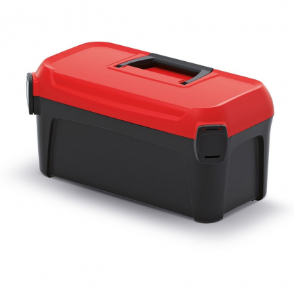 Kufr na nářadí 38 × 23,4 × 22,5 cm, červená