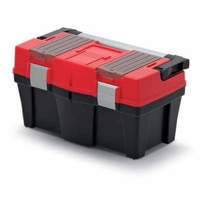 Kufr na nářadí 45,8 × 25,7 × 24,5 cm, červená