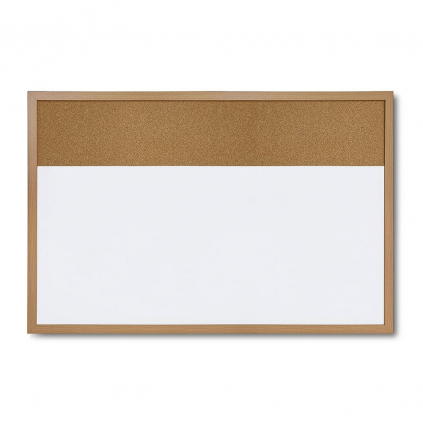 Combi Board whiteboard / korek 60 × 90 cm, bílá