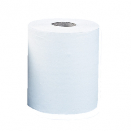 Papírové ručníky v rolích Maxi Automatic, jednovrstvé - 6 ks, bílá
