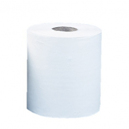 Papírové ručníky v rolích Optimum Maxi, dvouvrstvé - 6 ks, bílá