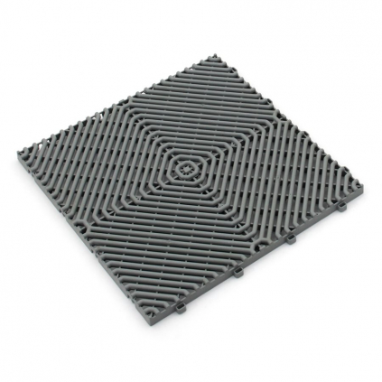 Plastová dlažba Linea Rombo 39,5 x 39,5 x 1,7 cm, šedá
