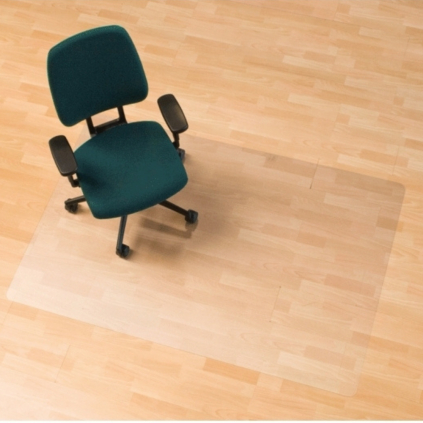 Podložka pod židli na podlahu RS Office Ecoblue 150 x 120 cm, čirá