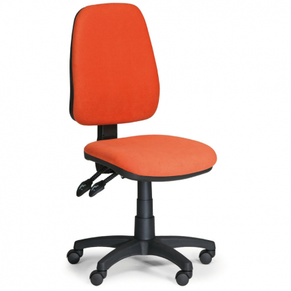 Pracovní židle Alex bez područek, oranžová