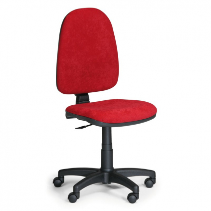 Pracovní židle Torino bez područek, červená
