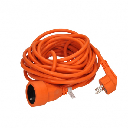 Prodlužovací kabel spojka 1Z - 15m, oranžová