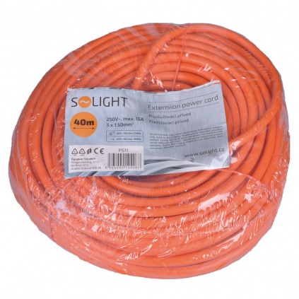 Prodlužovací kabel spojka 1Z - 40m, oranžová
