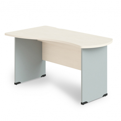 Rohový stůl Manager, levý 140 x 80 cm, akát světlý