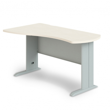 Rohový stůl Manager, levý 160 x 100 cm, akát světlý