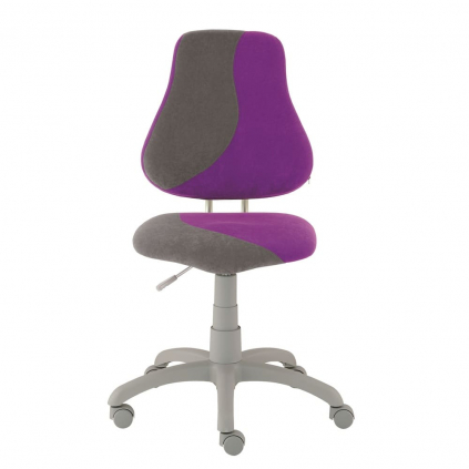 Dětská rostoucí židle FUXO, fialová / šedá