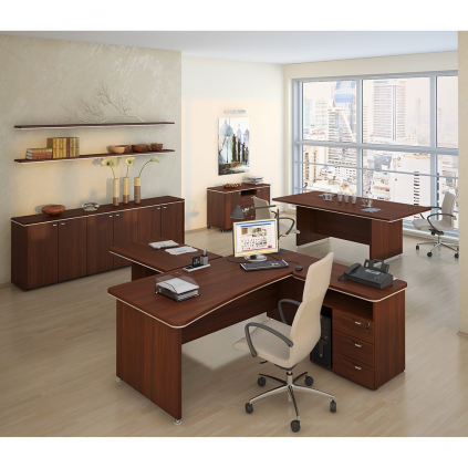 Sestava kancelářského nábytku TopOffice 5, driftwood