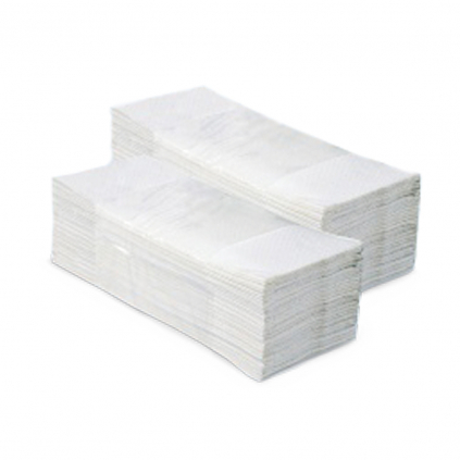 Skládané papírové ručníky Merida Optimum - 3200 ks, bílá