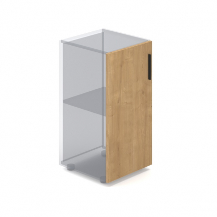 Skříňové dveře ProX - nízké, levé, dub hamilton / grafit