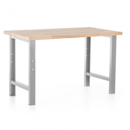 Dílenský stůl 120 x 80 cm, šedá - ral 7038