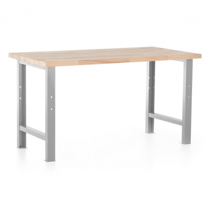 Dílenský stůl 150 x 80 cm, šedá - ral 7038